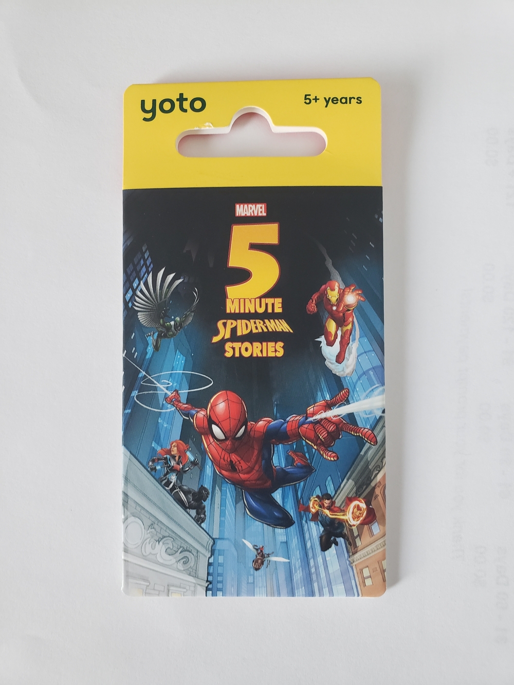 Yoto Marvel 5 Minute Spiderman Stories